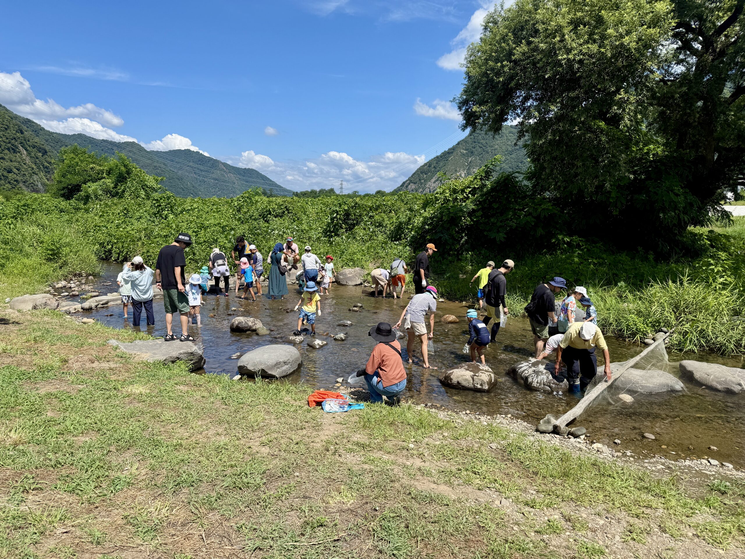 鮎のつかみ取り2025