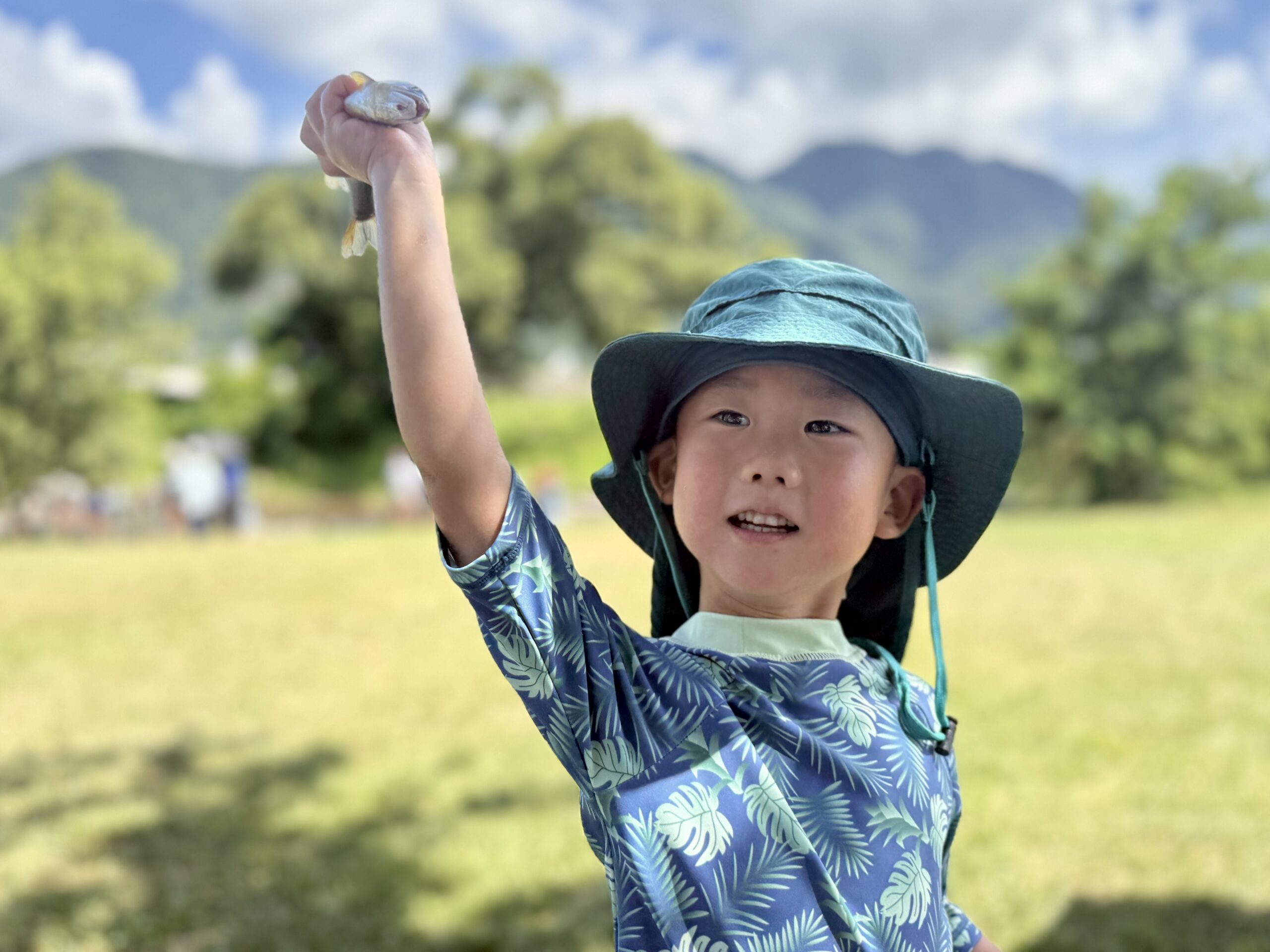 鮎のつかみ取り2025