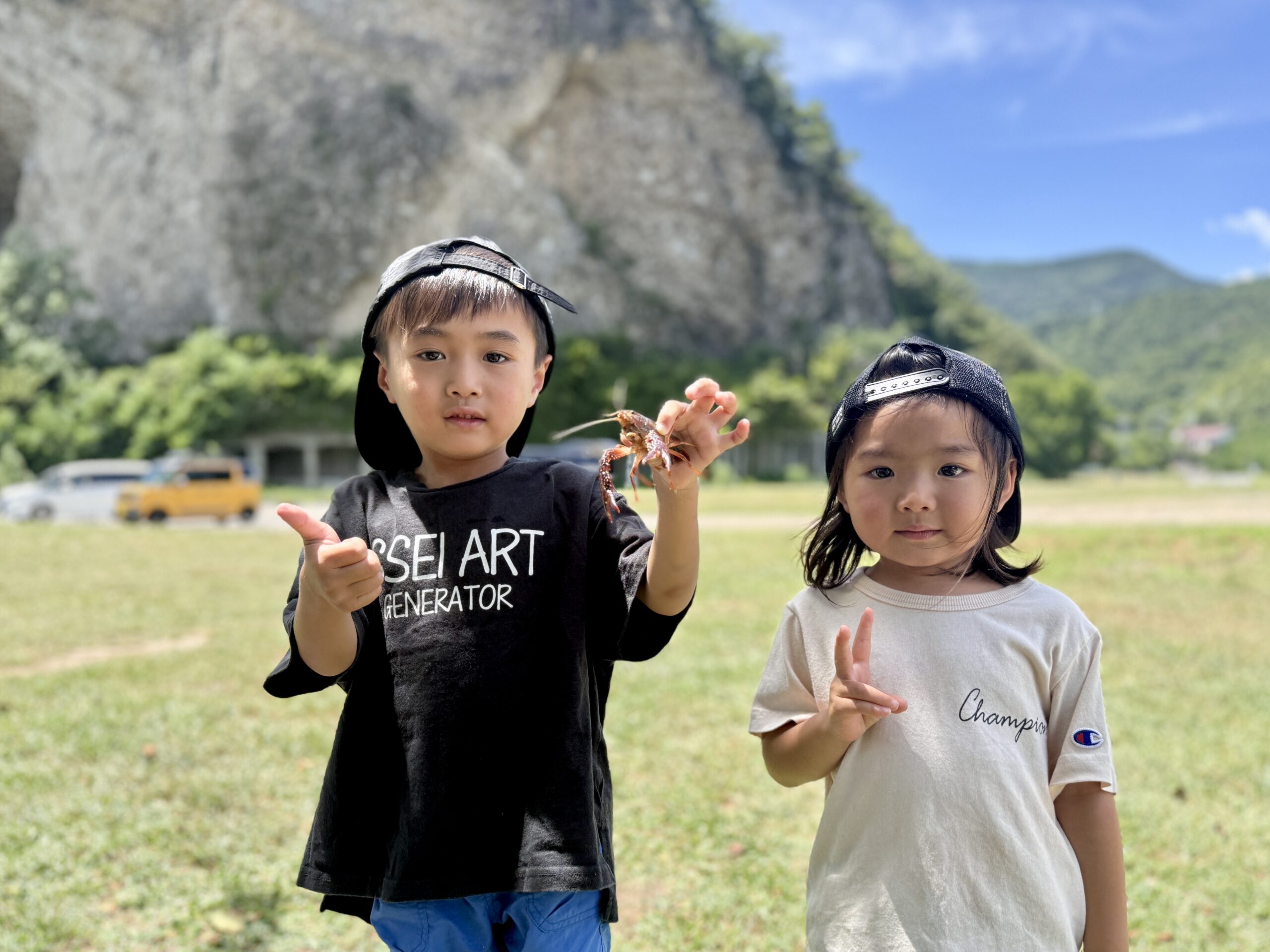 鮎のつかみ取り2025