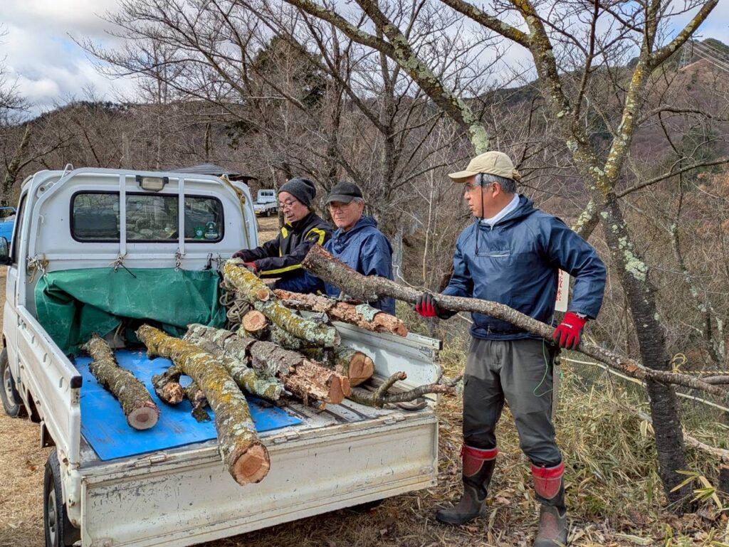 千曲公園景観整備作業