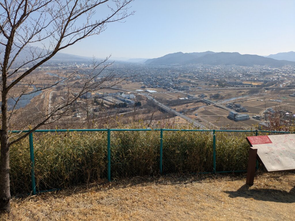 千曲公園景観整備作業