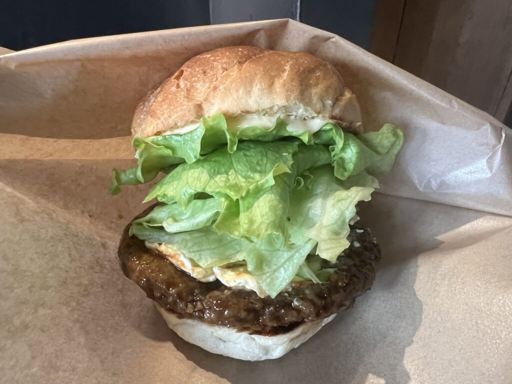 馬鹿バーガークリームチーズてりやきバーガー