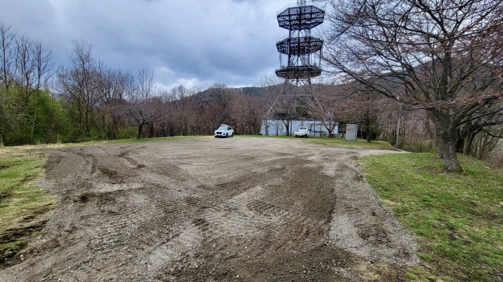 千曲公園景観整備作業_駐車場
